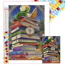 Load image into Gallery viewer, Diamond Painting - Full Square - Dragon Man On Book (40*60CM)