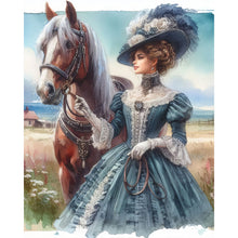 Load image into Gallery viewer, Diamond Painting - Full Round - Victorian Beauty (40*50CM)