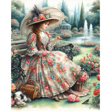 Load image into Gallery viewer, Diamond Painting - Full Round - Victorian Beauty (40*50CM)