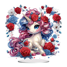 Load image into Gallery viewer, Acrylic Special Shape Animal Diamond Painting Desktop Decors Bedroom Table Decor