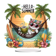 Load image into Gallery viewer, Acrylic Special Shape Animal Diamond Painting Desktop Decors Bedroom Table Decor