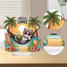 Load image into Gallery viewer, Acrylic Special Shape Animal Diamond Painting Desktop Decors Bedroom Table Decor