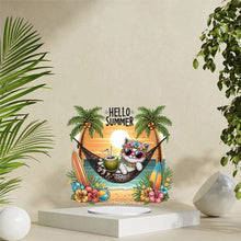 Load image into Gallery viewer, Acrylic Special Shape Animal Diamond Painting Desktop Decors Bedroom Table Decor