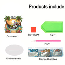 Load image into Gallery viewer, Acrylic Special Shape Animal Diamond Painting Desktop Decors Bedroom Table Decor