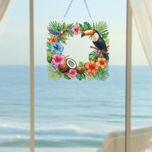 Load image into Gallery viewer, Acrylic Special Shape Animals Diamond Painting Ornaments for Garden Window Decor