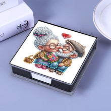 Load image into Gallery viewer, Leather 5D Diamond Painting Kit Note Box DIY Diamond Art Notepad Box (B)