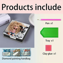 Load image into Gallery viewer, Leather 5D Diamond Painting Kit Note Box DIY Diamond Art Notepad Box (D)