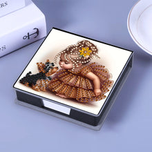 Load image into Gallery viewer, Leather 5D Diamond Painting Kit Note Box DIY Diamond Art Notepad Box (G)