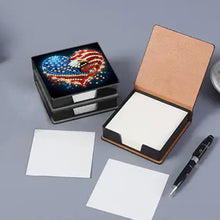 Load image into Gallery viewer, Leather 5D Diamond Painting Kit Note Box DIY Diamond Art Notepad Box (T)