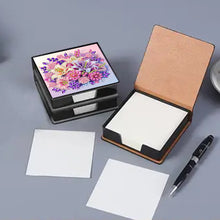 Load image into Gallery viewer, Leather 5D Diamond Painting Kit Note Box DIY Diamond Art Notepad Box (U)