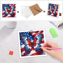 Load image into Gallery viewer, Diamond Painting - Partial Special Shaped - Butterfly Bouquet (15*15CM)