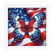 Load image into Gallery viewer, Diamond Painting - Partial Special Shaped - Butterfly Bouquet (15*15CM)