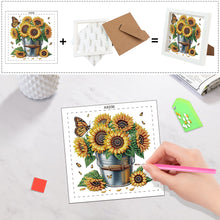 Load image into Gallery viewer, Diamond Painting - Partial Special Shaped - Butterfly Bouquet (15*15CM)