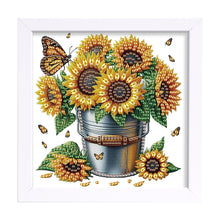 Load image into Gallery viewer, Diamond Painting - Partial Special Shaped - Butterfly Bouquet (15*15CM)
