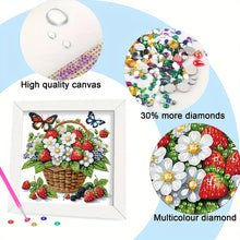 Load image into Gallery viewer, Diamond Painting - Partial Special Shaped - Butterfly Bouquet (15*15CM)