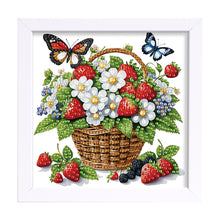 Load image into Gallery viewer, Diamond Painting - Partial Special Shaped - Butterfly Bouquet (15*15CM)