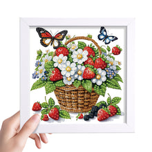 Load image into Gallery viewer, Diamond Painting - Partial Special Shaped - Butterfly Bouquet (15*15CM)