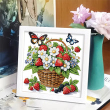 Load image into Gallery viewer, Diamond Painting - Partial Special Shaped - Butterfly Bouquet (15*15CM)