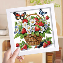 Load image into Gallery viewer, Diamond Painting - Partial Special Shaped - Butterfly Bouquet (15*15CM)