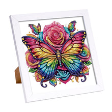 Load image into Gallery viewer, Diamond Painting - Partial Special Shaped - Butterfly Bouquet (15*15CM)