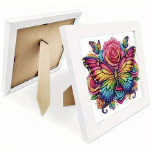 Load image into Gallery viewer, Diamond Painting - Partial Special Shaped - Butterfly Bouquet (15*15CM)
