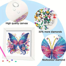 Load image into Gallery viewer, Diamond Painting - Partial Special Shaped - Butterfly Bouquet (15*15CM)
