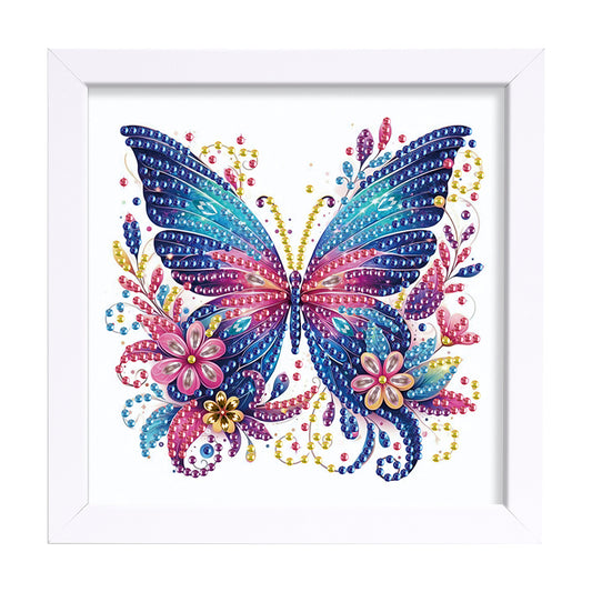 Diamond Painting - Partial Special Shaped - Butterfly Bouquet (15*15CM)