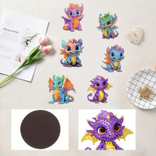 Load image into Gallery viewer, 6Pcs Diamond Painting Refrigerator Magnets Diamond Art Kits for Adults Beginners