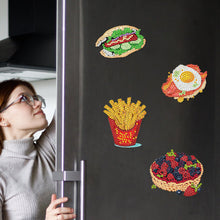 Load image into Gallery viewer, 6Pcs Diamond Painting Refrigerator Magnets Diamond Art Kits for Adults Beginners