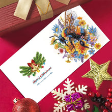 Load image into Gallery viewer, 6pcs Diamond Painting Greeting Cards Diamond Art Cards for Adults (Bee Flower)