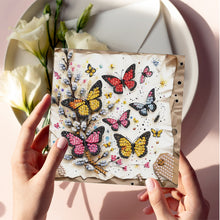Load image into Gallery viewer, 6pcs Diamond Painting Greeting Cards DIY Diamond Art Cards (Insect Butterfly)