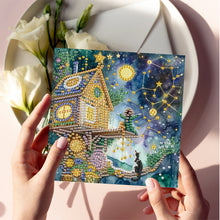 Load image into Gallery viewer, 6pcs Diamond Painting Greeting Cards DIY Diamond Art Cards for Adults (Dream)