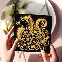 Load image into Gallery viewer, 6pcs Diamond Painting Greeting Cards DIY Diamond Art Cards for Adults (Cat)
