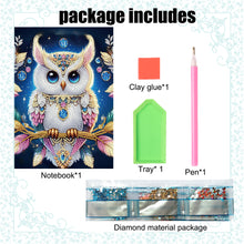Load image into Gallery viewer, Snowman Special Shaped Diamond Painting Diary Book A5 Diamond Painting Notebooks