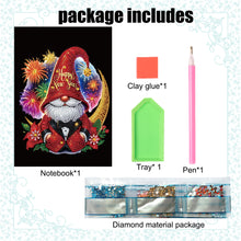 Load image into Gallery viewer, Snowman Special Shaped Diamond Painting Diary Book A5 Diamond Painting Notebooks