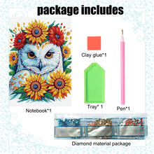 Load image into Gallery viewer, Snowman Special Shaped Diamond Painting Diary Book A5 Diamond Painting Notebooks