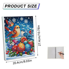 Load image into Gallery viewer, Snowman Special Shaped Diamond Painting Diary Book A5 Diamond Painting Notebooks