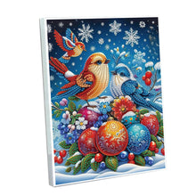Load image into Gallery viewer, Snowman Special Shaped Diamond Painting Diary Book A5 Diamond Painting Notebooks