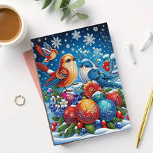 Load image into Gallery viewer, Snowman Special Shaped Diamond Painting Diary Book A5 Diamond Painting Notebooks