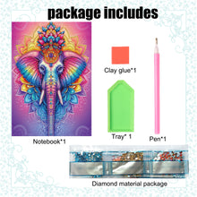 Load image into Gallery viewer, Snowman Special Shaped Diamond Painting Diary Book A5 Diamond Painting Notebooks