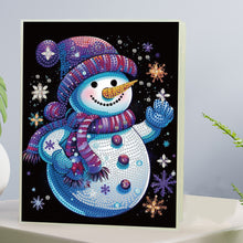 Load image into Gallery viewer, Snowman Special Shaped Diamond Painting Diary Book A5 Diamond Painting Notebooks