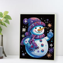 Load image into Gallery viewer, Snowman Special Shaped Diamond Painting Diary Book A5 Diamond Painting Notebooks
