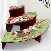 Load image into Gallery viewer, 3 Tier Wood Mushroom House DIY Diamond Painting Storage Holder for Home Office