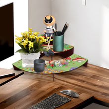 Load image into Gallery viewer, 3 Tier Wood Mushroom House DIY Diamond Painting Storage Holder for Home Office