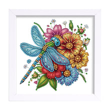Load image into Gallery viewer, Diamond Painting - Partial Special Shaped - Dragonfly (18*18CM)