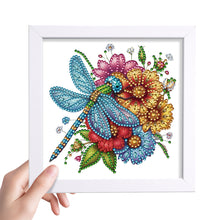 Load image into Gallery viewer, Diamond Painting - Partial Special Shaped - Dragonfly (18*18CM)