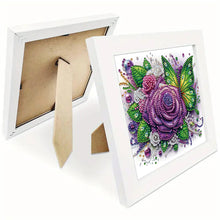 Load image into Gallery viewer, Diamond Painting - Partial Special Shaped - Rose Butterfly (18*18CM)