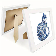 Load image into Gallery viewer, Diamond Painting - Partial Special Shaped - Blue Cat (18*18CM)