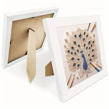 Load image into Gallery viewer, Diamond Painting - Partial Special Shaped - Peacock (18*18CM)