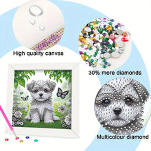 Load image into Gallery viewer, Diamond Painting - Partial Special Shaped - Puppy (18*18CM)